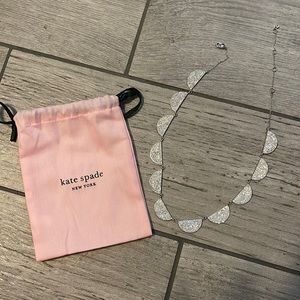 Kate Spade Silver Pave Collar Necklace